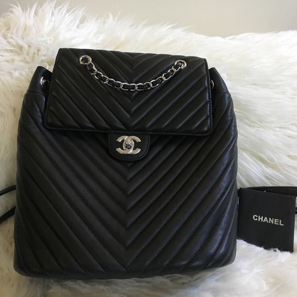 Handbags - Chevron Backpack