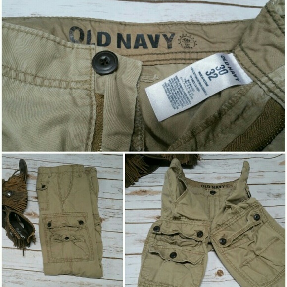 Old Navy Pants - Khaki Cargo Pants ☆