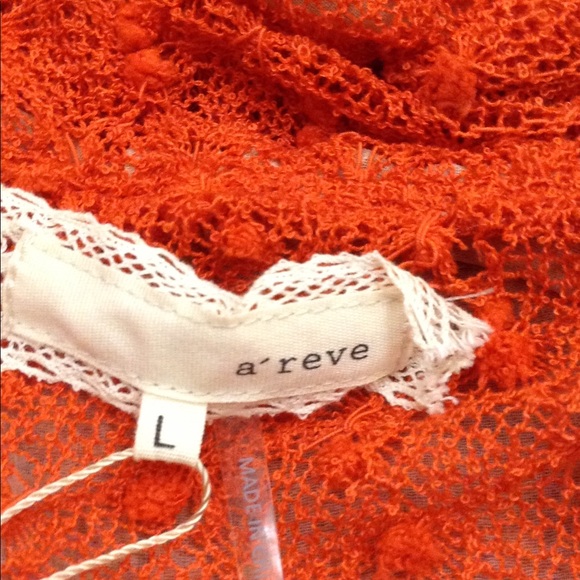 Orange and cream Top - Picture 3 of 3