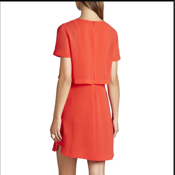 BCBGMaxAzria Kristy Short-Sleeve Layered Dress - Picture 2 of 5