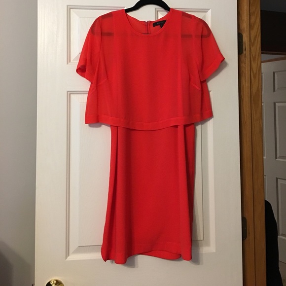 BCBGMaxAzria Kristy Short-Sleeve Layered Dress - Picture 3 of 5