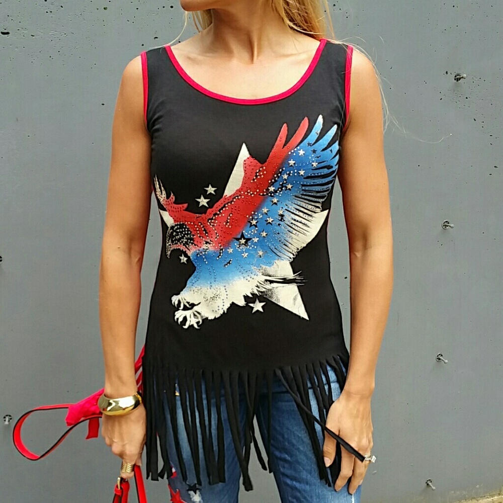 💋last 1💋AMERICAN PRIDE TOP - Picture 3 of 4