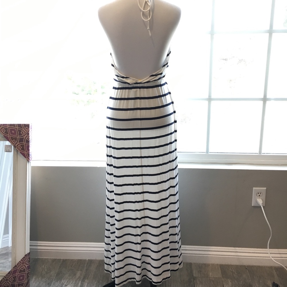 Lovers + Friends Striped Backless Maxi - image 3
