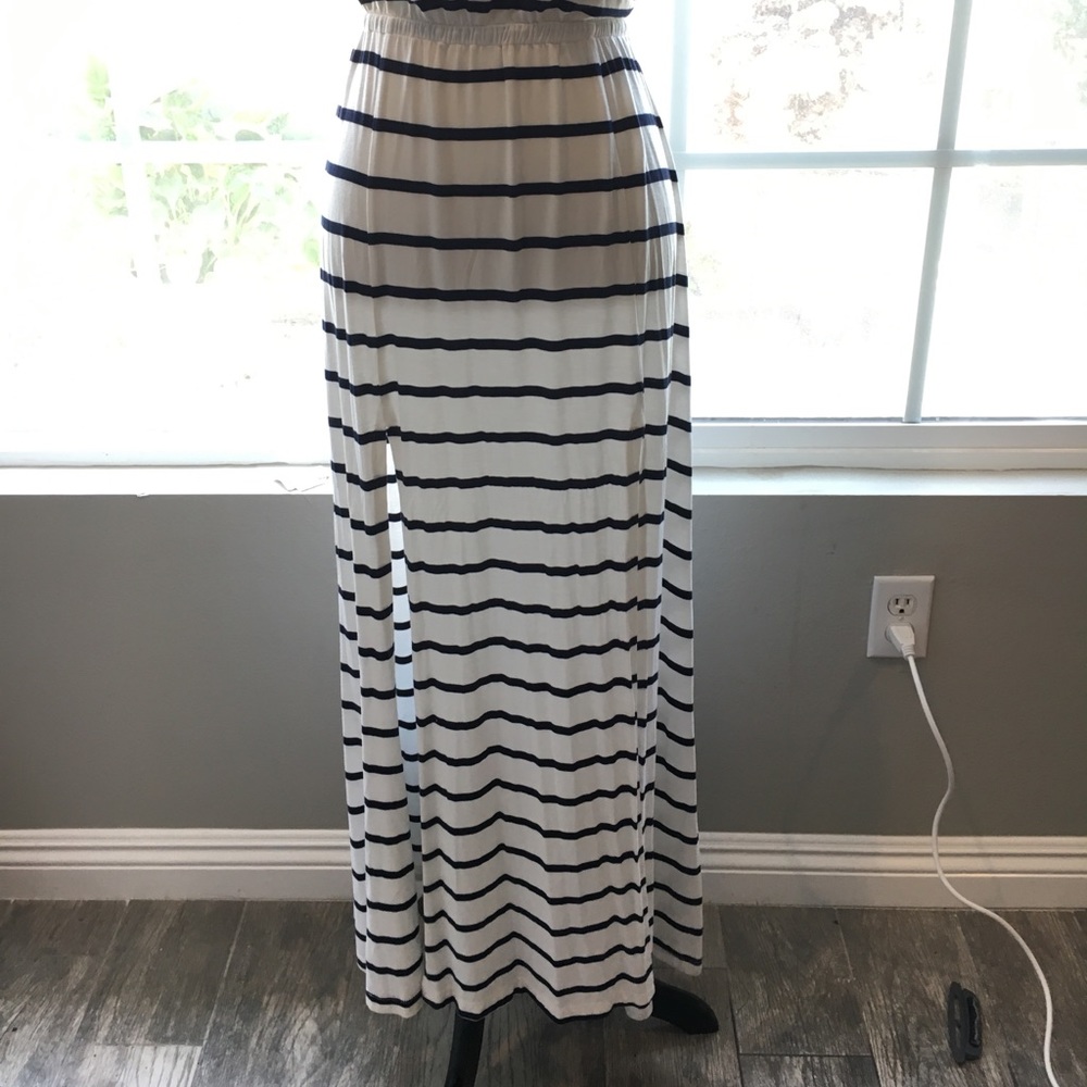 Lovers + Friends Striped Backless Maxi - image 4