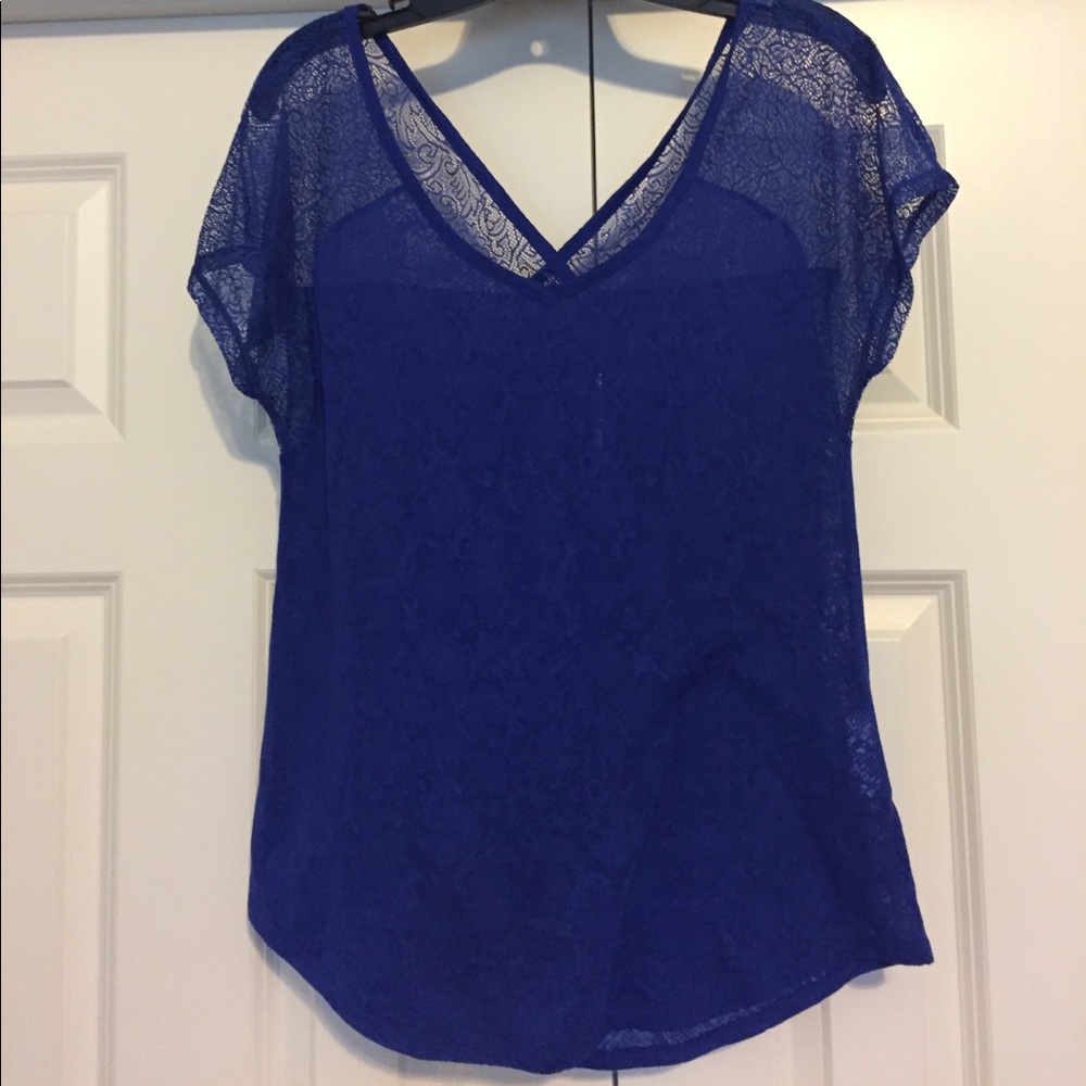 Semi-sheer tee