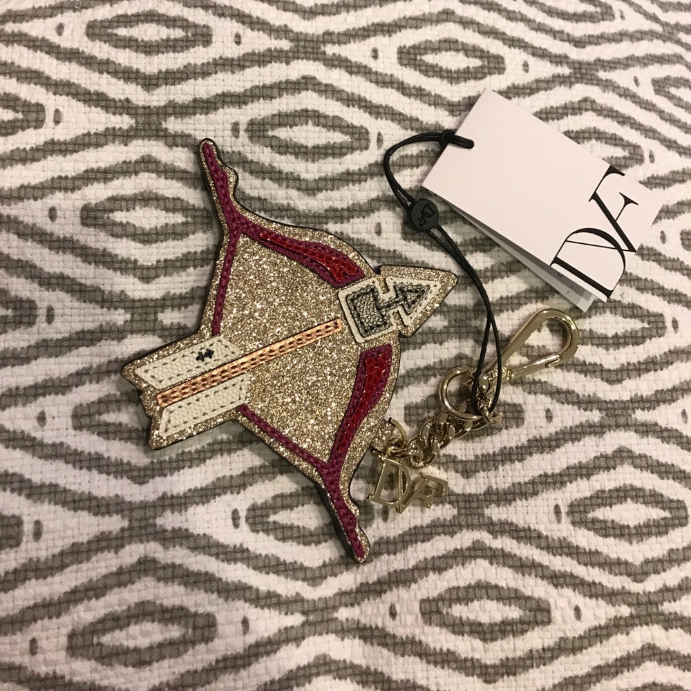 ONE LEFT! Diane Von Furnstenberg Zodiac Keychain