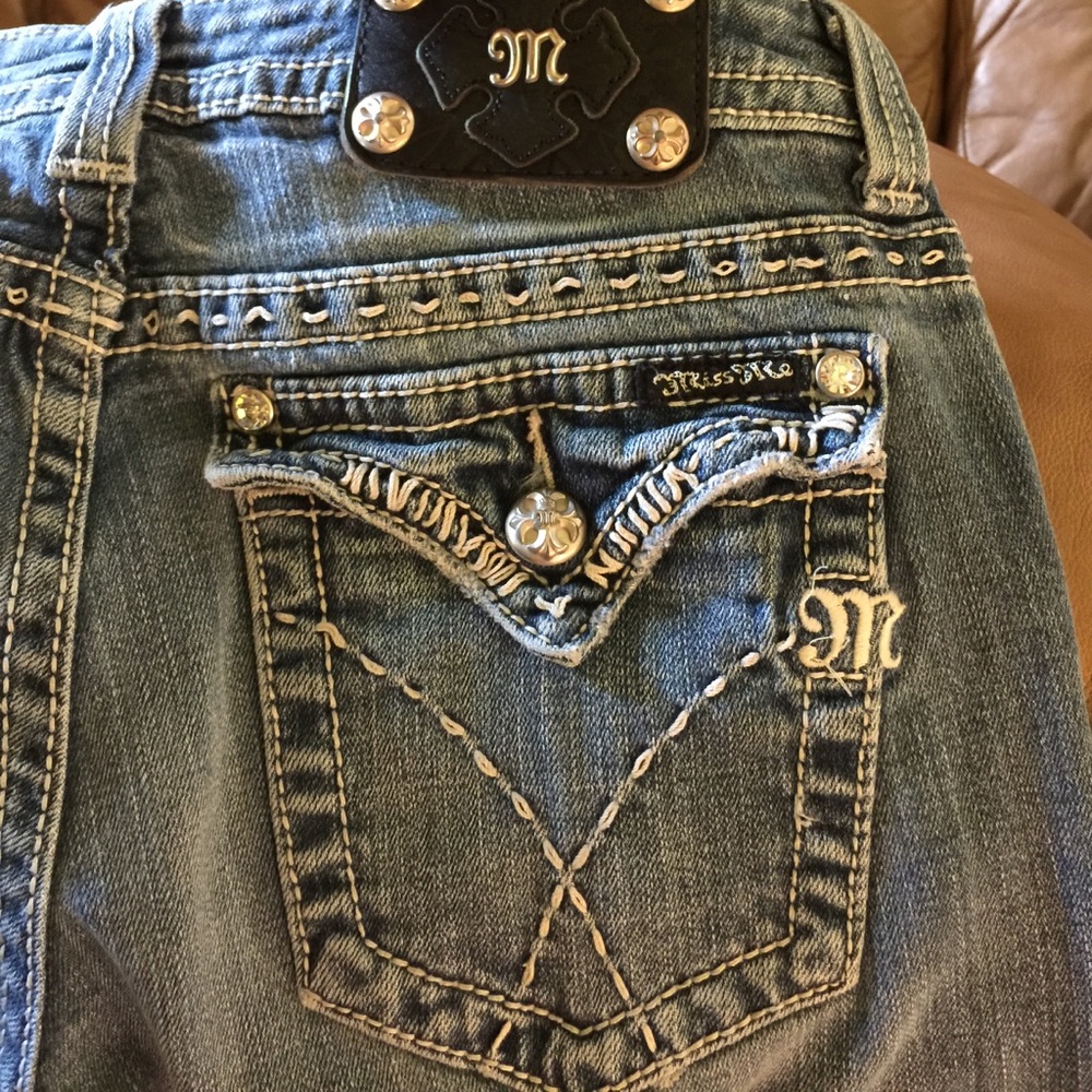 Size 29 miss me jeans, bootcut