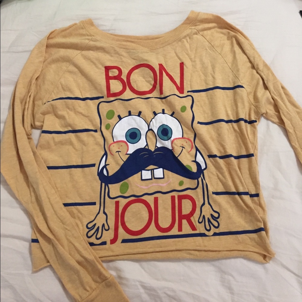 spongebob crop top
