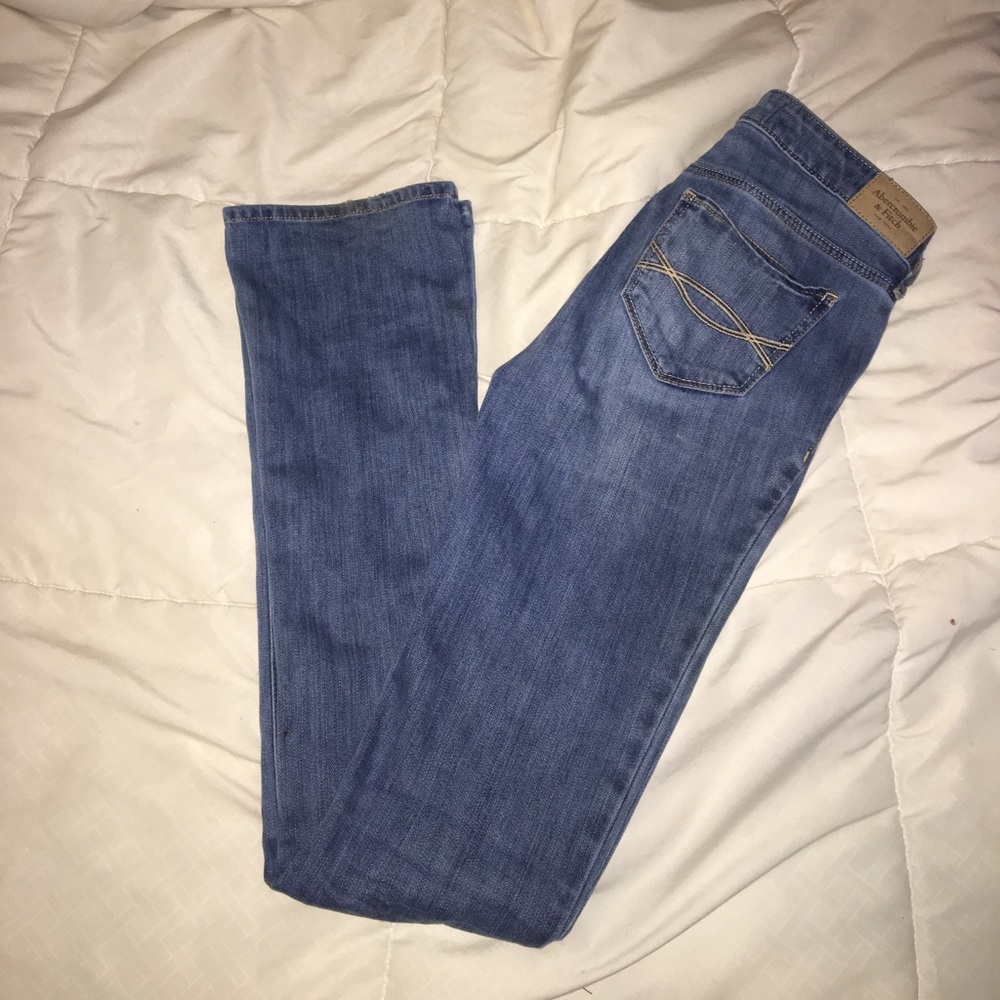 Abercrombie and fitch boot cut jeans