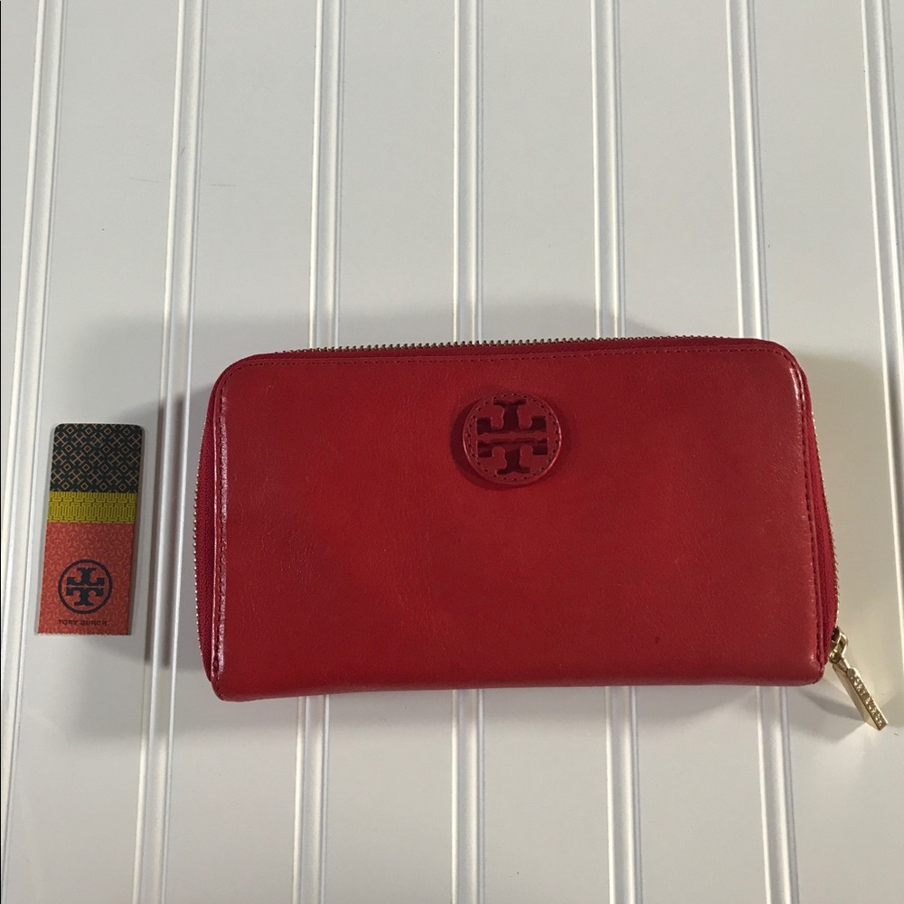 Tory Burch Red Wallet
