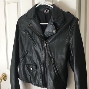 H&M faux leather jacket