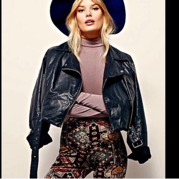 Free People Jackets & Blazers - Free people vegan leather jacket