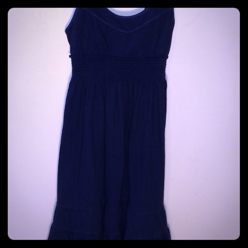 Abercrombie & Fitch  navy blue baby doll dress