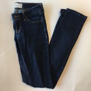 Hollister Straight Leg Dark Wash Jeans
