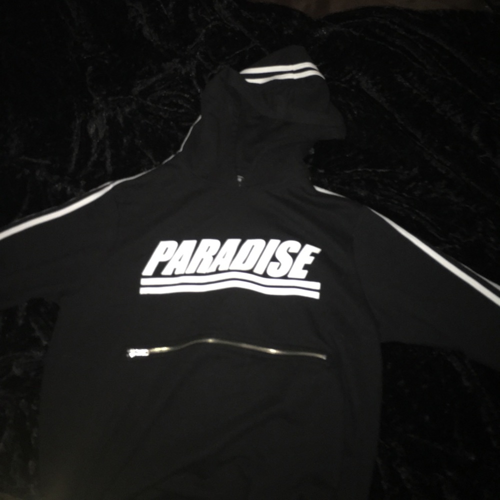 Black paradise hoodie