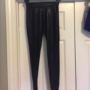 "Leather" leggings