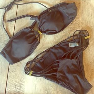 Strappy Black Bikini💥
