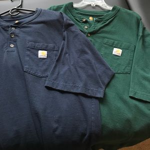 Two Carhartt - Men's short sleeve tee