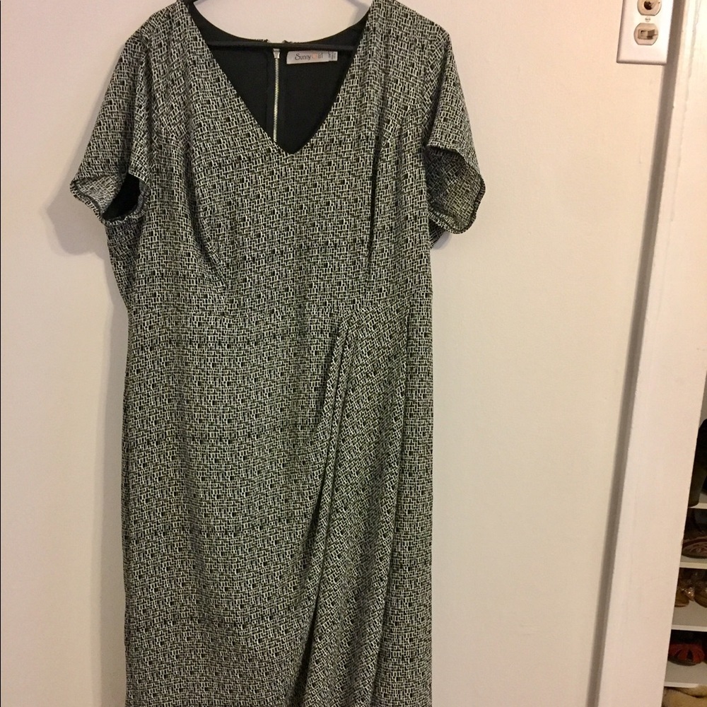 Black and white dress