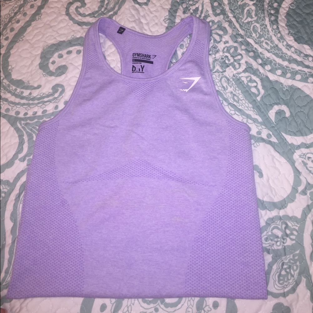 Pastel purple gymshark seamless tank
