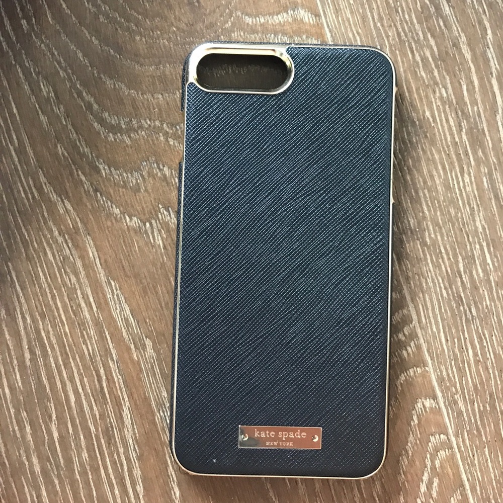 Black/Gold Kate Spade iPhone 7 Plus Case