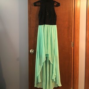 hi low formal dress
