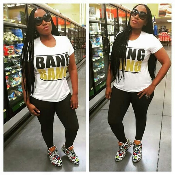 New women's Bang Bang tee shirt by StyleLyfe - Picture 1 of 3