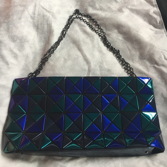 Issey Miyake Blue Platinum Clutch :) - Picture 1 of 2