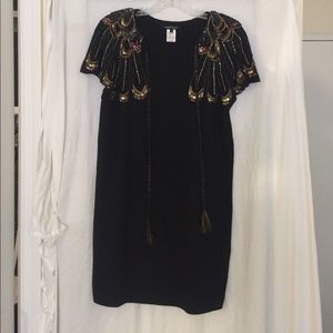Embellished knot dress