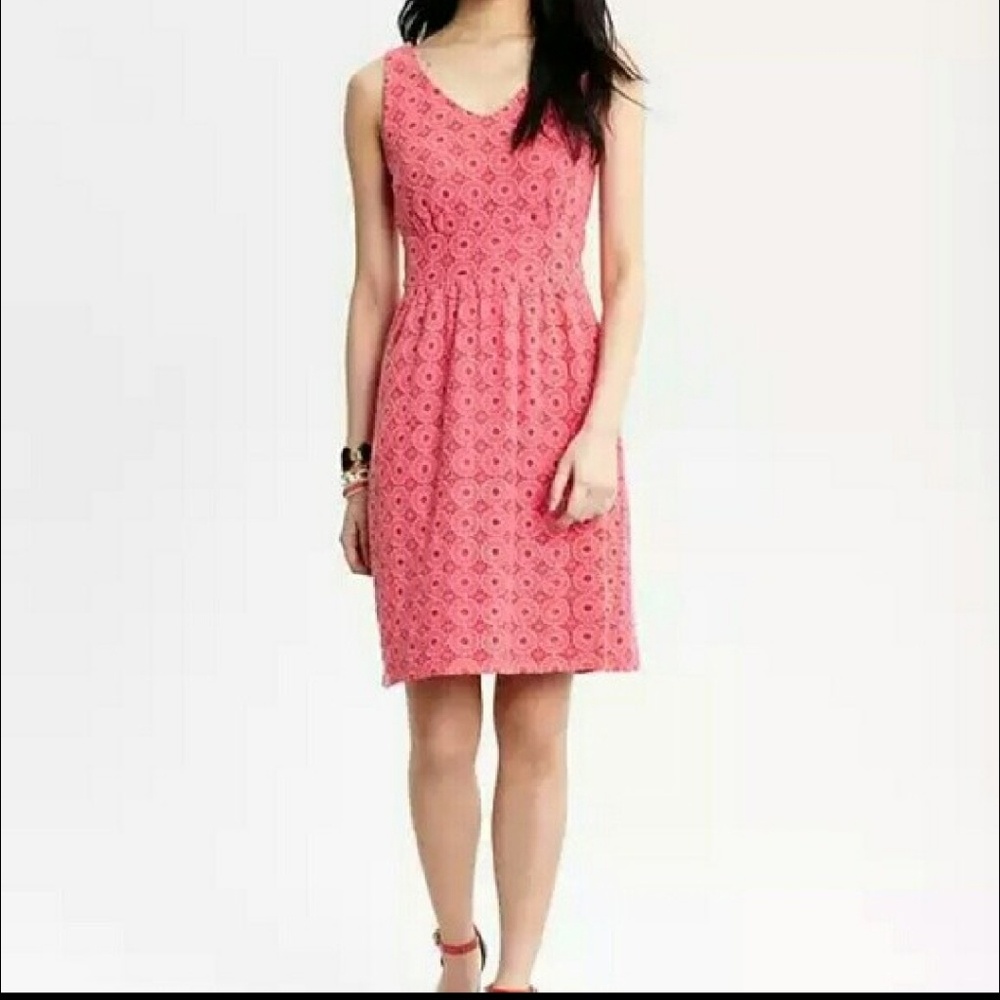 Banana Republic Mad Men Collection eyelet dress