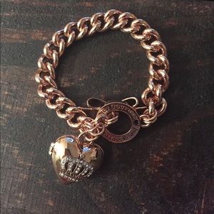 Juicy Couture Banner Heart Starter Bracelet