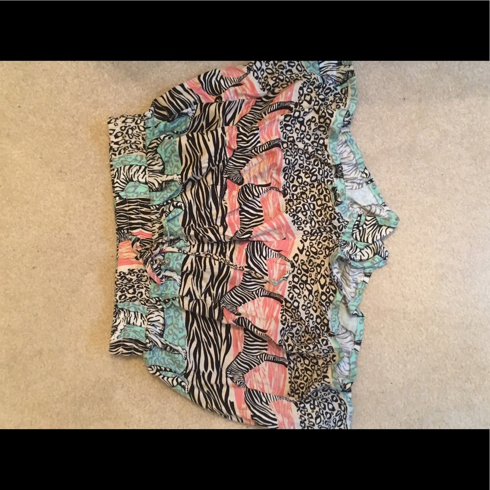 Minkpink animal print shorts
