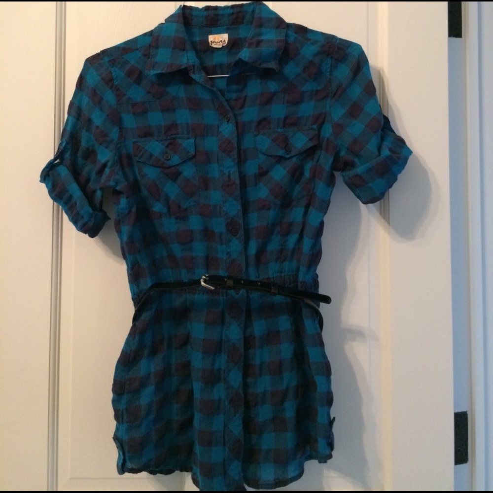 Girls Teen Casual Blouse Size L  Mudd