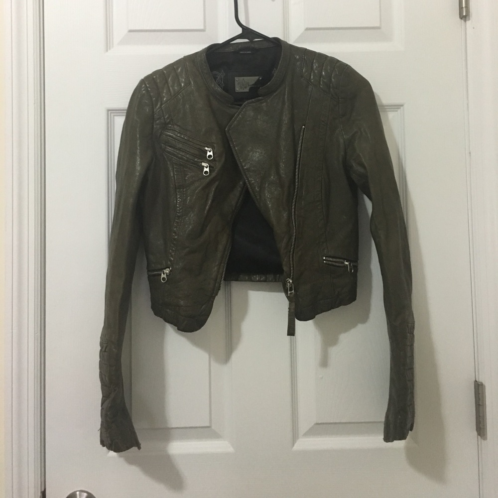 Mackage leather jacket size XXS