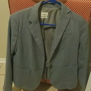Light blue tweed blazer