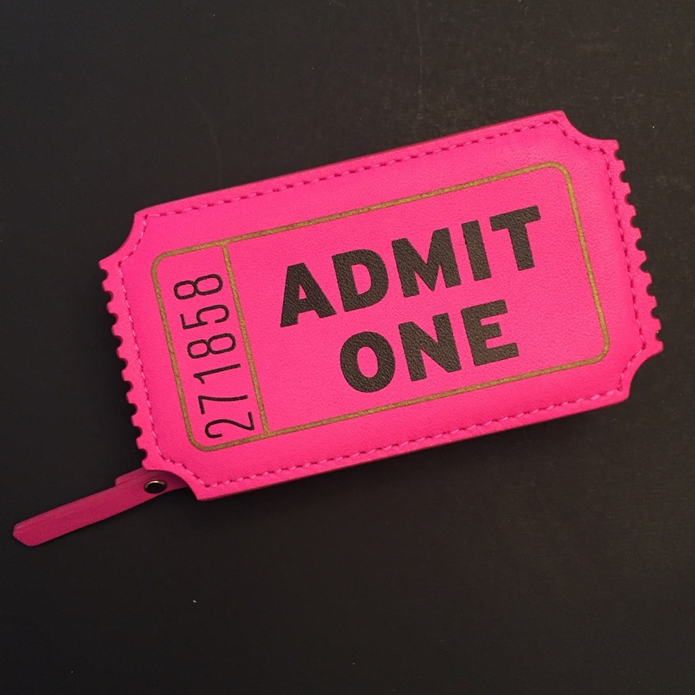 NEW! Kate Spade Ticket Coin Purse