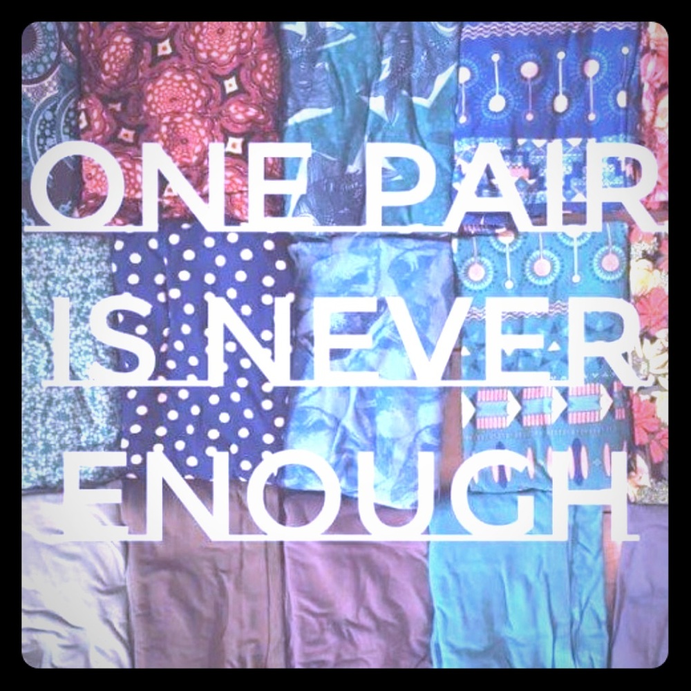 NOT FOR SALE Lularoe leggings