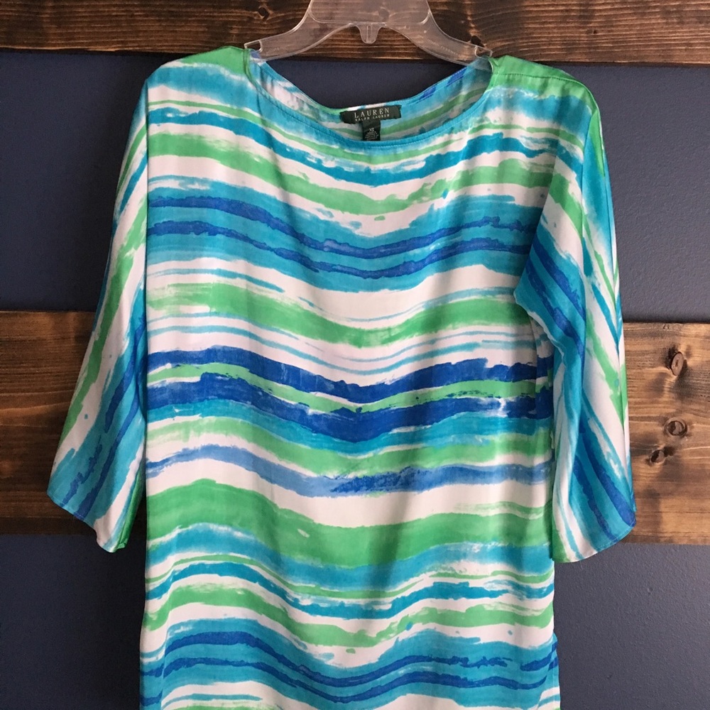 Ocean Colored Ralph Lauren Blouse