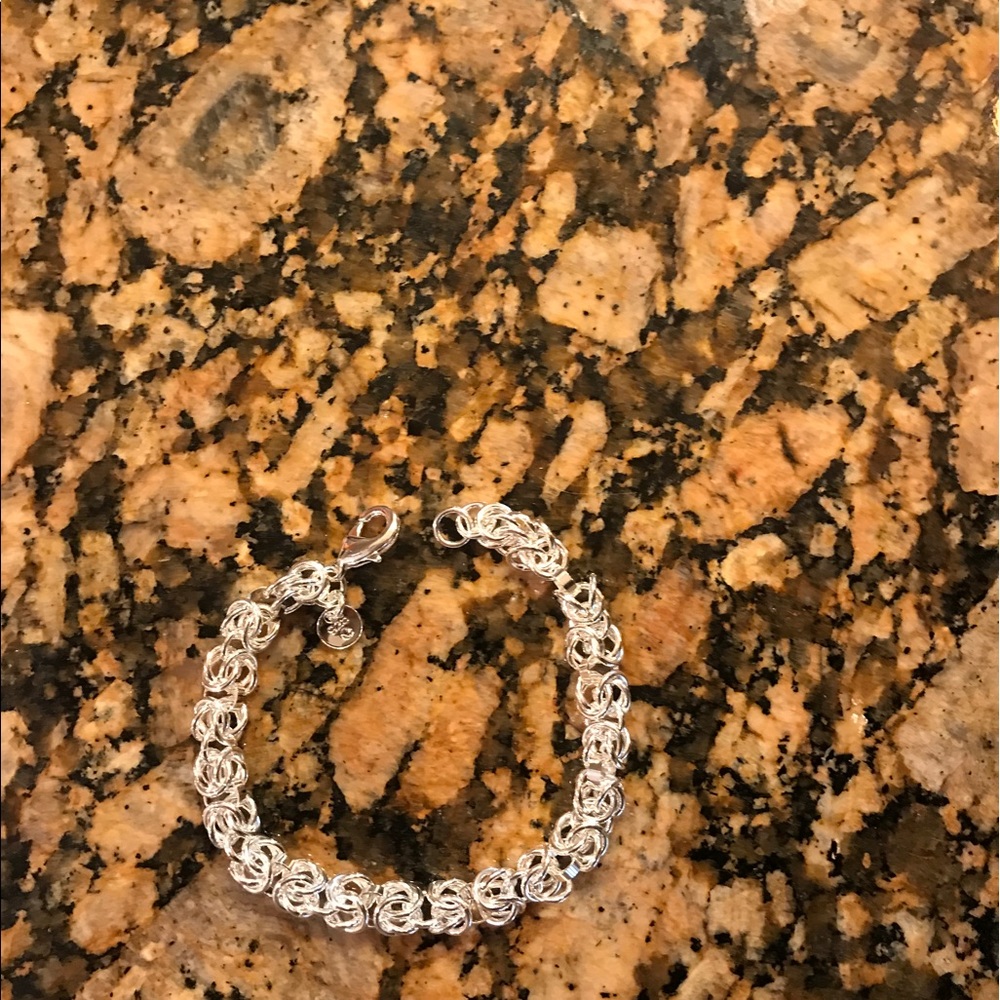 Sterling silver chain bracelet #sterlingsilver