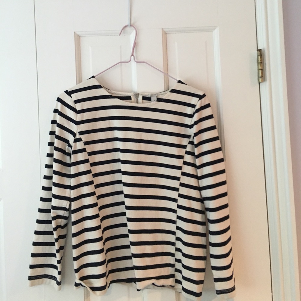 J. Crew striped long sleeve