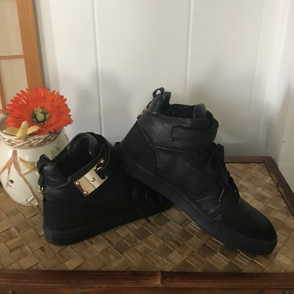 Madden Girl Black High Tops
