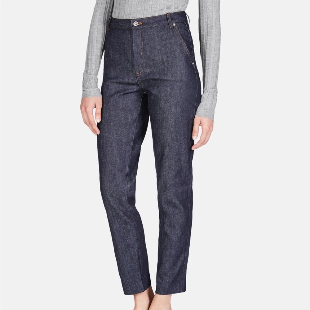 Vanessa Seward Victoire Cropped Jean, Indigo FR 34