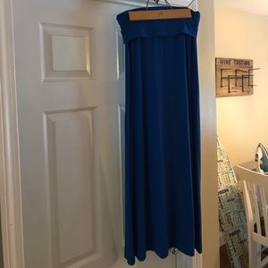 Cynthia Rowley Royal Blue Maxi Skirt