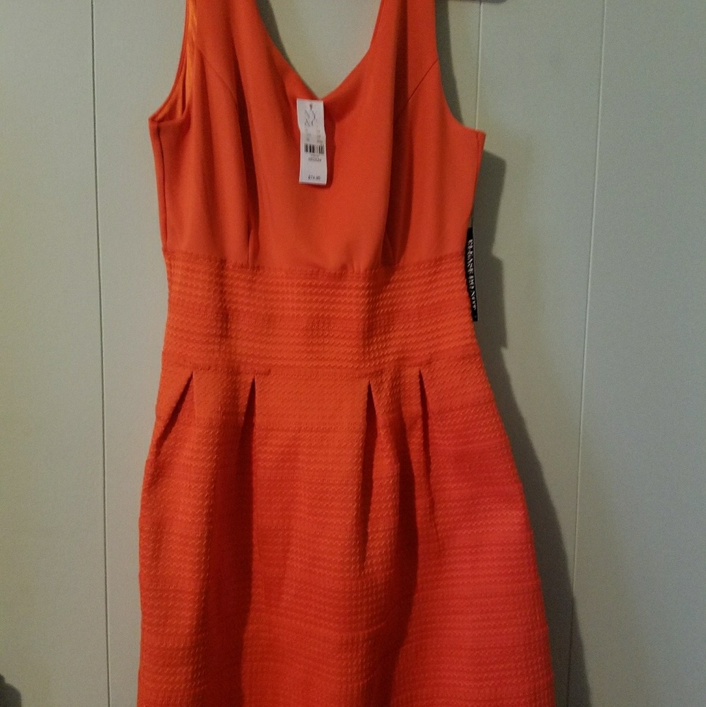 New York and Company Orange dress new with tags