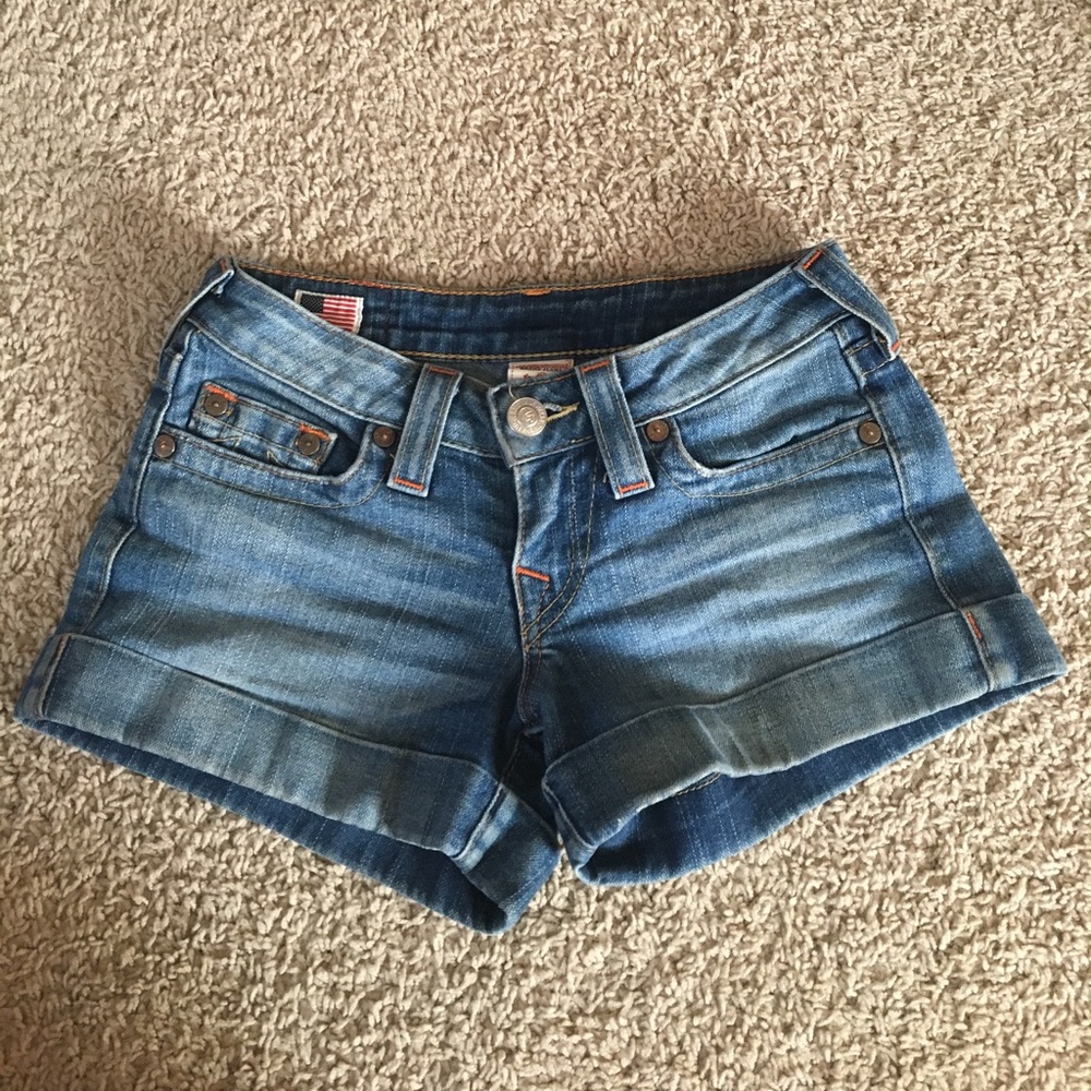 True Religion Jean Shorts