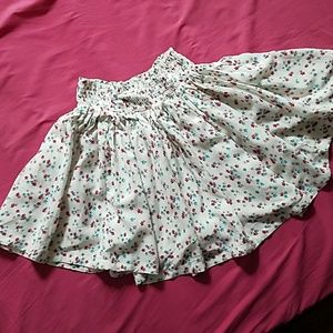 Floral Ruffled Skirt