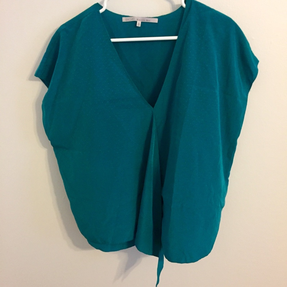 Teal blouse