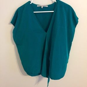 Teal blouse