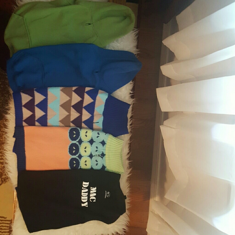 Lot of 5 puppy or small dog shirts