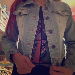 Girls Denim jacket size 7/8